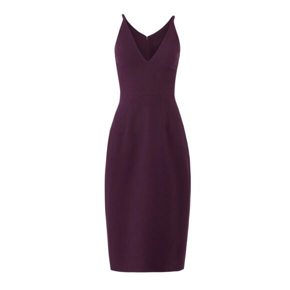 Dress the Population Plum Lyla Sheath Midi Dress - Picture 3 of 8